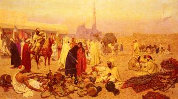 Giulio Rosati : An Arabian Market